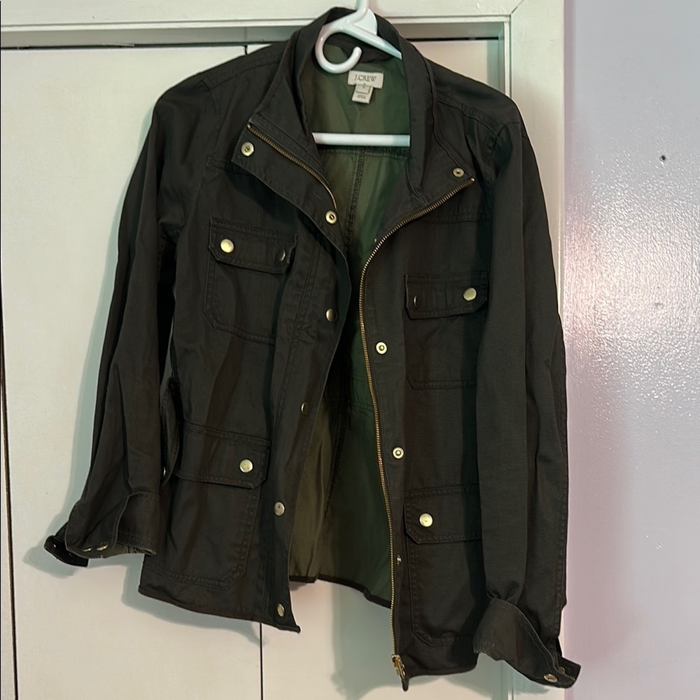 Loft Olive Green Utility Jacket